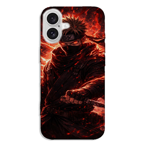 Ninja enflammé et determiné | Coque iPhone