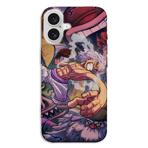 One Piece Gear 5 combat épique | Coque iPhone