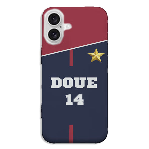 Coque Paris Foot Champion Personnalisable pour iPhone – Votre Nom, Votre Numéro, Votre Style