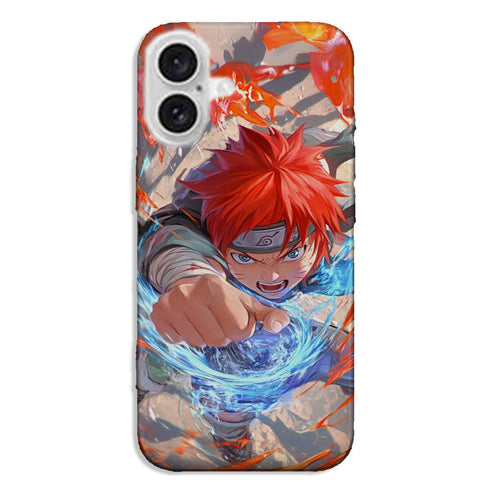 Coque iPhone Rock Lee vs Gaara Examen Chunin - MaCoquePerso