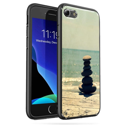 Coque Beautiful Peace iPhone SE 2020 | Housse Silicone | Protection SE 2 Zen Attitude et Meditation MaCoquePerso