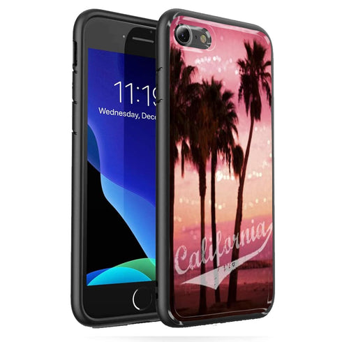 Coque California Love iPhone SE 2020 | Housse Silicone | Design Los Angeles Beach Vintage MaCoquePerso