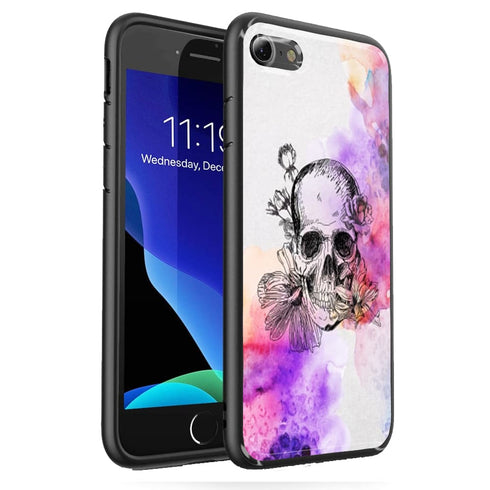Coque Verre Trempé Majestic Picasso Skull SE 2 ( iPhone SE 2020 )