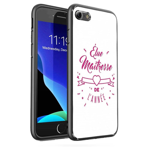 Coque et Verre Trempé iPhone SE 2020 Supreme Maitresse