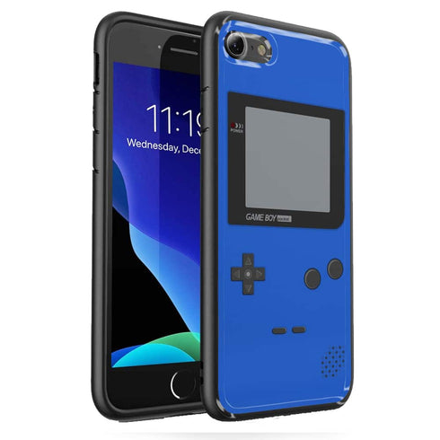 Coque Game Boy Bleu iPhone SE 2020 | Housse Silicone | Color Blue MaCoquePerso
