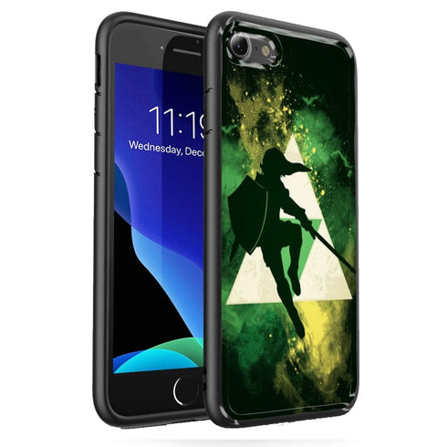 Coque Bumper Verre Trempé Hero Of Time iPhone SE 2020 design Zelda