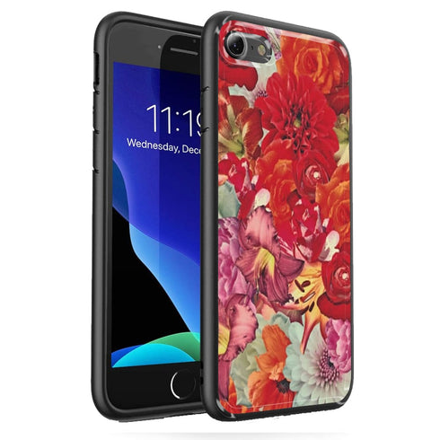 Coque Rosses iPhone SE 2020 | Housse Silicone | Embellissez votre téléphone Apple MaCoquePerso