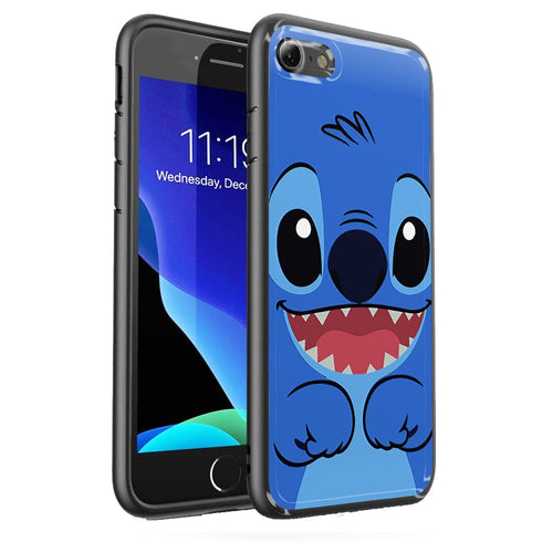 coque iphone se Stitch ( SE 2020 ) en verre trempé