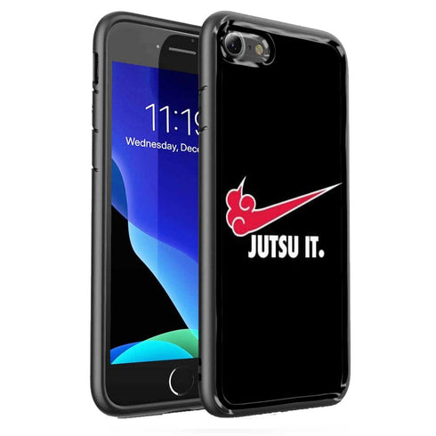 Nike Naruto | Coque iPhone SE 2020 | Housse protection Silicone, Tpu, Antichocs, Verre Trempé | Collection Dessin Animé Manga MaCoquePerso