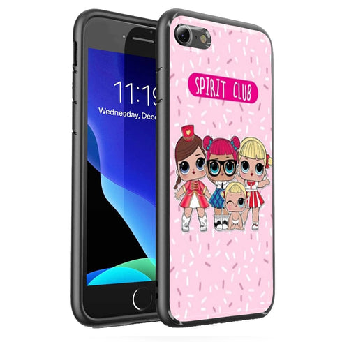 Coque Verre trempé Cartoon pour iPhone SE 2020