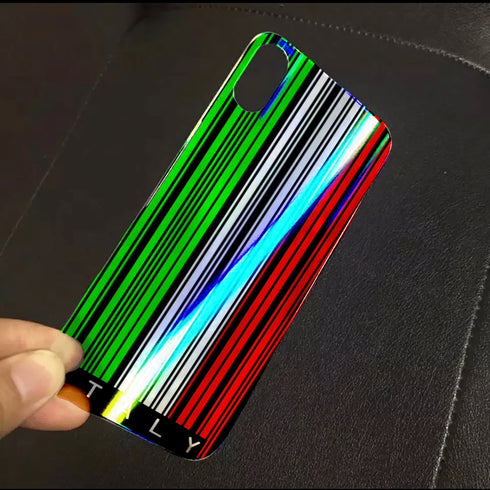 Coque iPhone X Code Barre Italie | Housse portable | Silicone | Drapeau MaCoquePerso
