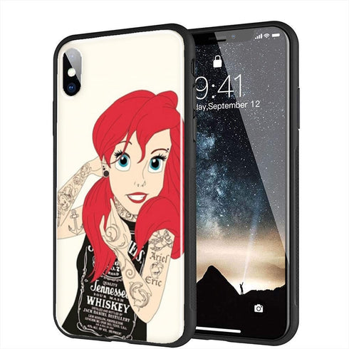 Huawei P30 LITE | Ariel Tattoo Jack Daniels | Coque en Silicone | Tpu Antichocs | Hybride Bumper - MaCoquePerso