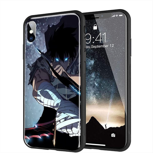 Solo Leveling Jin Woo | Coque iPhone XR | Tpu Antichocs | Protection Compatible Apple XR - MaCoquePerso