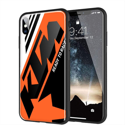 KTM Racing Orange And Black | Coque Samsung S8 | Tpu Antichocs | Etui Silicone Compatible Galaxy S8 Plus - MaCoquePerso