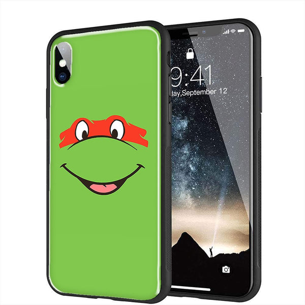 Coque iPhone XS Tortue Raphaello en Plexiglass