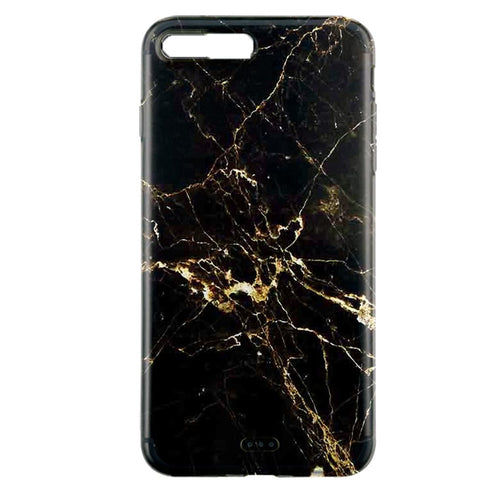 Black & Gold | Coque marbre Noir iPhone X | Silicone, Tpu, Antichocs | iPhone XS | Plexiglass MaCoquePerso