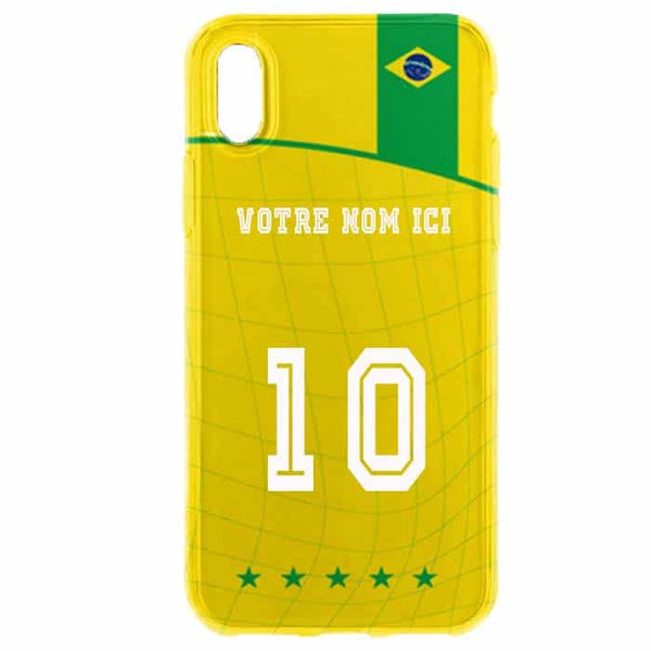 Foot Bresil - Coque iPhone XR Personnalisée