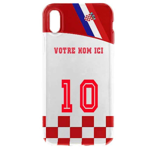Foot Croatie - Coque iPhone XR Personnalisée