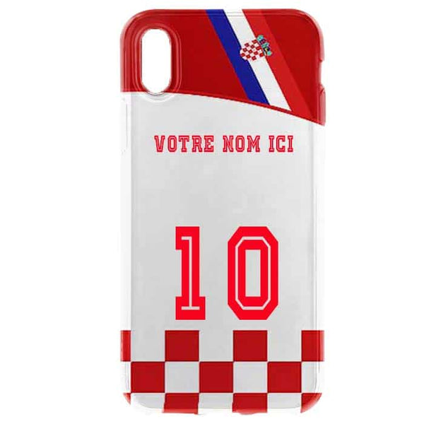 Foot Croatie - Coque iPhone XR Personnalisée