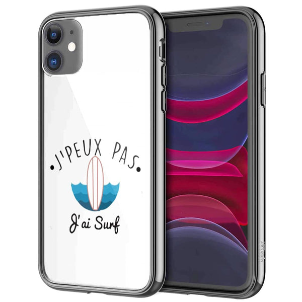 Coque Je peux pas j'ai Surf pour les smartphones iPhone, Samsung, Huawei