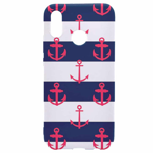 Marine | Coque Huawei P40 Lite Marinière Bleu Blanc | Silicone, Tpu, Antichocs | P40, P40 Pro MaCoquePerso