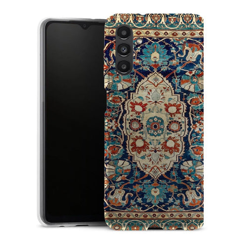 Coque protection renforcée Samsung Galaxy A13 5G Tapis en soie persan Heriz ou Tabriz - MaCoquePerso - Collection Nature et fleurs