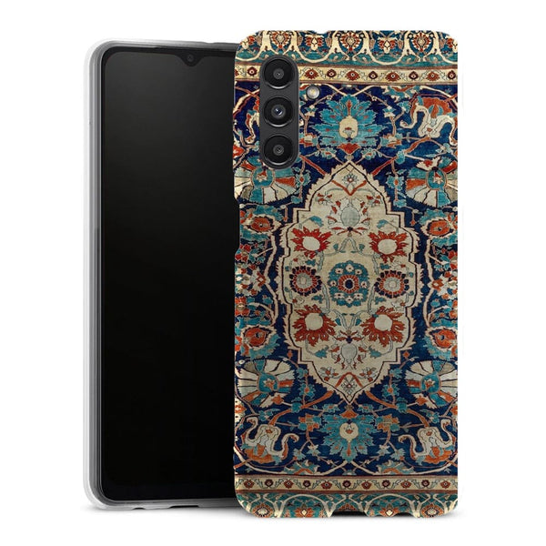 Coque protection renforcée Samsung Galaxy A13 5G Tapis en soie persan Heriz ou Tabriz - MaCoquePerso - Collection Nature et fleurs