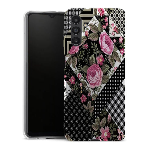Coque résistante Samsung Galaxy A13 5G Patchwork Floral - MaCoquePerso