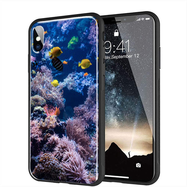 Coque Le Jardin de Corail pour Téléphones iPhone, Samsung, Huawei de Verre Trempé
