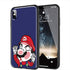 Coque renforcée en Verre Trempé pour iPhone X, XS, Motif Plumber Stuck Between the Window