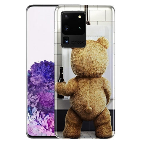 Pour Adolescent | Coque samsung S20 pour ado | S20+, S20 Ultra, Coque Verre Trempé téléphone S20 Teddy Biere MaCoquePerso