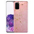 Coque samsung S20 rose paillette