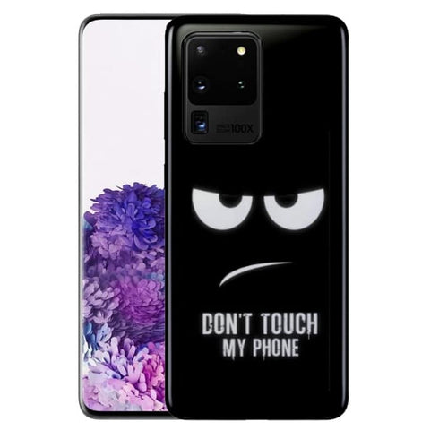 Motif Original | Coque samsung S20 don't touche my phone | Protection Verre Trempé Samsung S20 MaCoquePerso