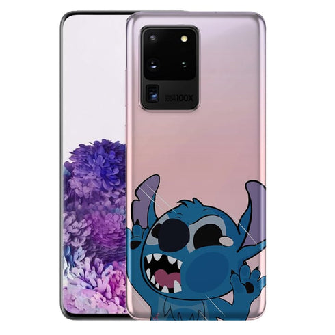 Stitch Ecran | Coque samsung S20 disney fille | S20+, S20 Ultra | Protection portable, Plexi-Glass, Silicone, Motif pour les Filles MaCoquePerso