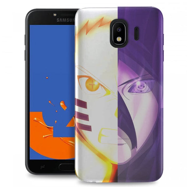 Coque Tel pas cher J4 2018 Naruto Vs Sasuke