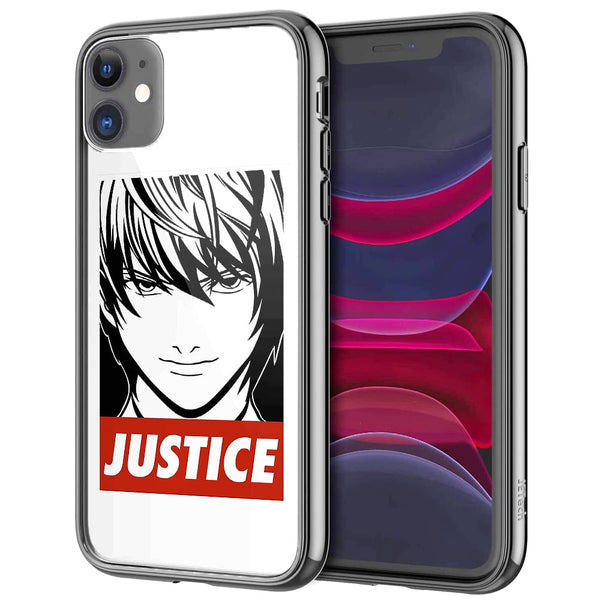 Coque Death Note Justice pour smartphones iPhone, Samsung, Huawei, Xperia