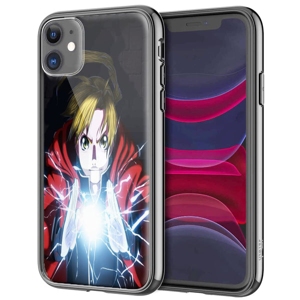 Coque Edward Full Metal Alchemist pour Smartphones iPhone, Samsung, Huawei, Xperia
