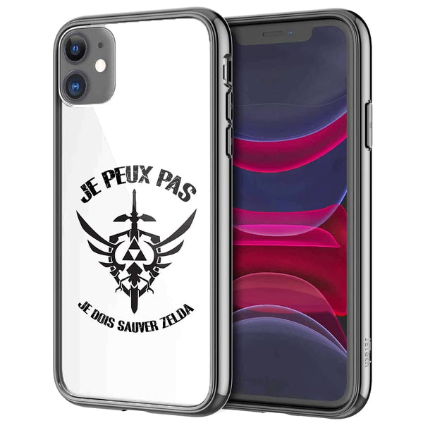 Coque Je Peux pas je dois Sauver Zelda pour Smartphones Apple iPhone, Samsung, Huawei, Xperia