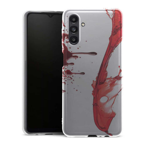 Coque tpu Samsung A13 5G Flaque de Sang - housse tel a 13 Silicone intelligent moderne performant - collection aesthetic gotic