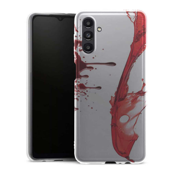 Coque tpu Samsung A13 5G Flaque de Sang - housse tel a 13 Silicone intelligent moderne performant - collection aesthetic gotic