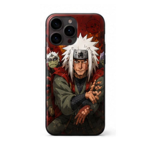 Coque Jiraiya Naruto pour iPhone Samsung Oppo Xiaomi en silicone avec impression UV HD
