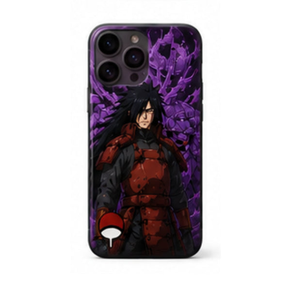 Coque Madara Uchiha Naruto pour iPhone Samsung Oppo Xiaomi en silicone avec impression UV HD