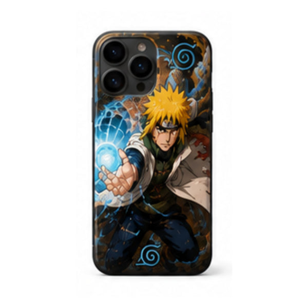 Coque Minato Namikaze Naruto pour iPhone Samsung Oppo Xiaomi en silicone avec impression UV HD