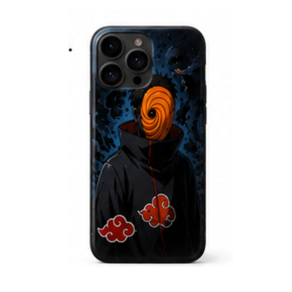 Coque Obito Uchiha Naruto pour iPhone Samsung Oppo Xiaomi en silicone avec impression UV HD
