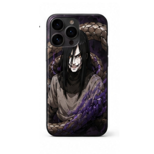 Coque Orochimaru Naruto pour iPhone Samsung Oppo Xiaomi en silicone avec impression UV HD