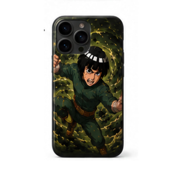 Coque Rock Lee Naruto pour iPhone Samsung Oppo Xiaomi en silicone avec impression UV HD