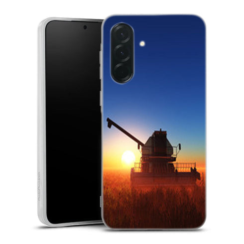 Coque renforcée pour Samsung A36 5G Moissonneuse Batteuse, idée cadeau pour agriculteur, protection souple de la collection vehicules