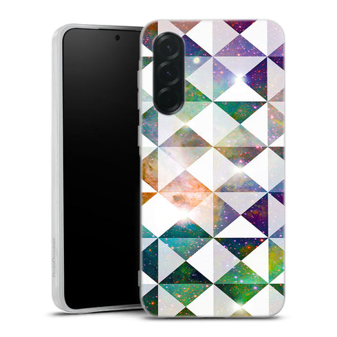 Coque Samsung A36 5G Space Diamonds abstract, idée cadeau esthétique chic et épuré pas cher