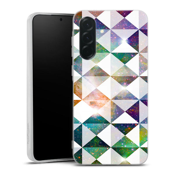 Coque Samsung A36 5G Space Diamonds abstract, idée cadeau esthétique chic et épuré pas cher