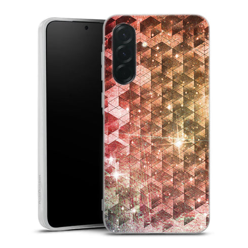 Coque pour Samsung A36 5G Spheric Cubes, tendance 2026, ultra fine en silicone, collection aesthetic